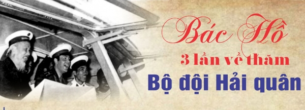 Hình ảnh cho bài viết Bác Hồ 3 lần về thăm bộ đội Hải quân